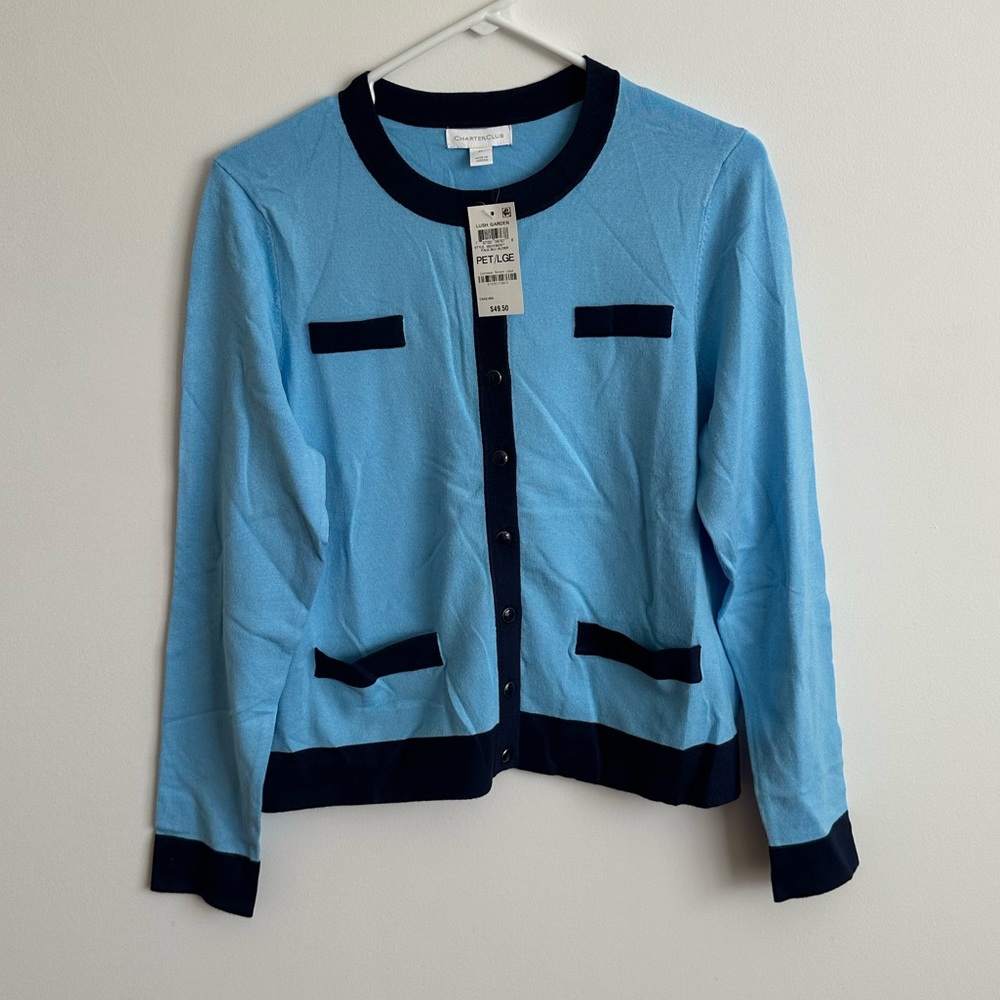 Charter Club Button Down Sweater